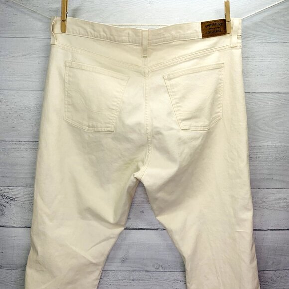 Levis Signature Womens Jeans Heritage High Rise Straight Stretch Denim Size 18 - Picture 8 of 13